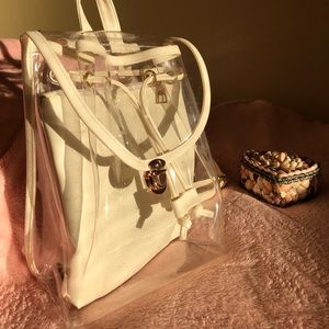 TRANSPARENT MINI BACKPACK! 💖